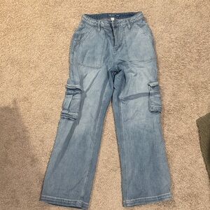 Women's Blue Flare & Wide Leg Jeans